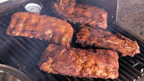 slow cook ribs on weber gas grill